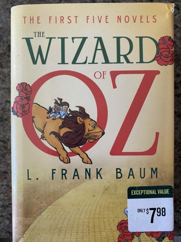 Book Cover for the first five The Wizard of Oz novels