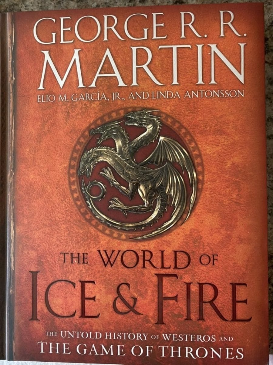 Book cover for The World of Ice & Fire