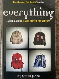 Book cover for Everything: A Book about Manic Street Preachers