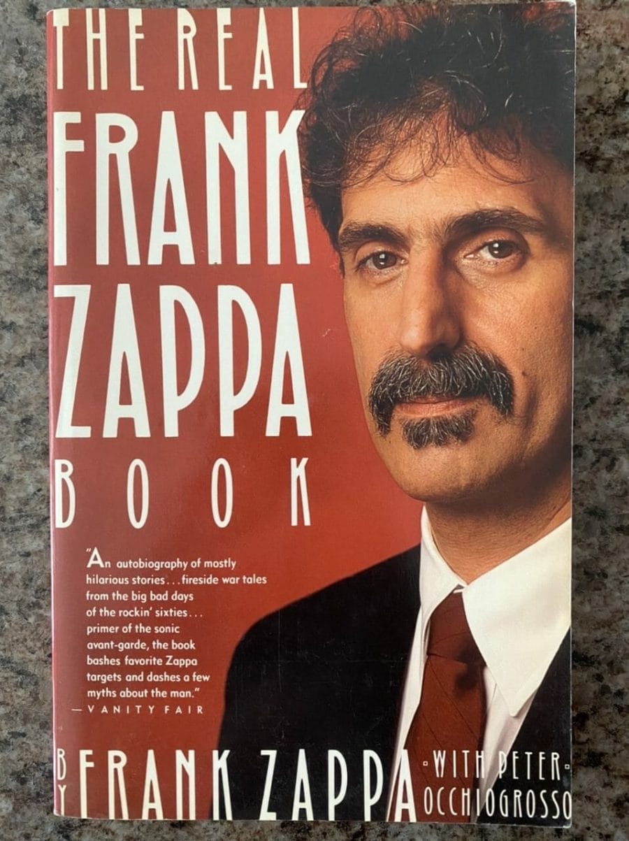 Book cover for The Real Frank Zappa Book