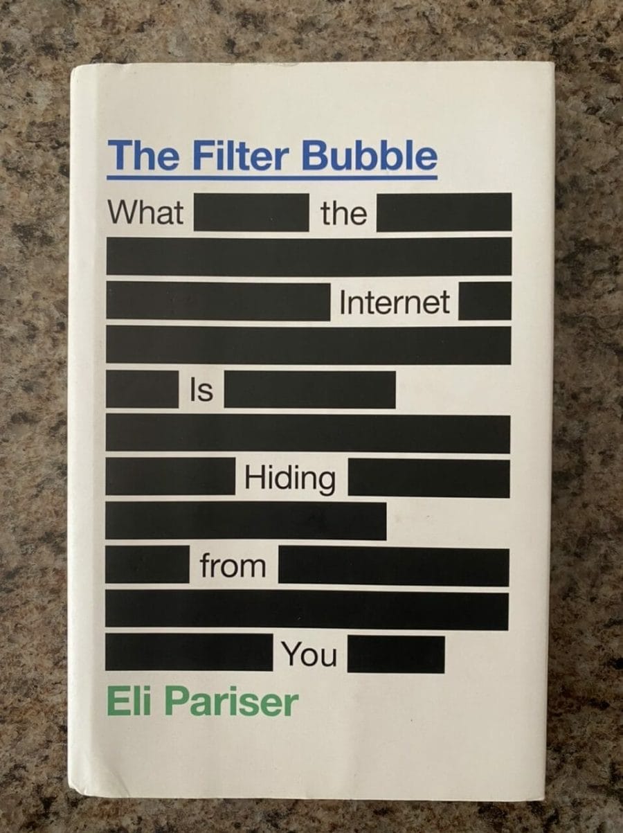Book cover for The Filter Bubble