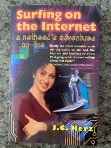 Book cover for Surfing on the Internet. A nethead's adventures on-line