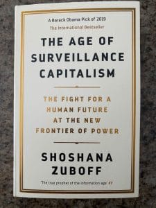 Book cover for The Age of Surveillance Capitalism