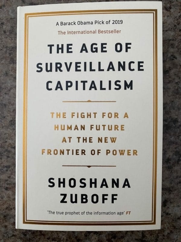 Book cover for The Age of Surveillance Capitalism