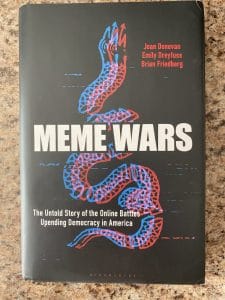 Book cover for "Meme Wars"