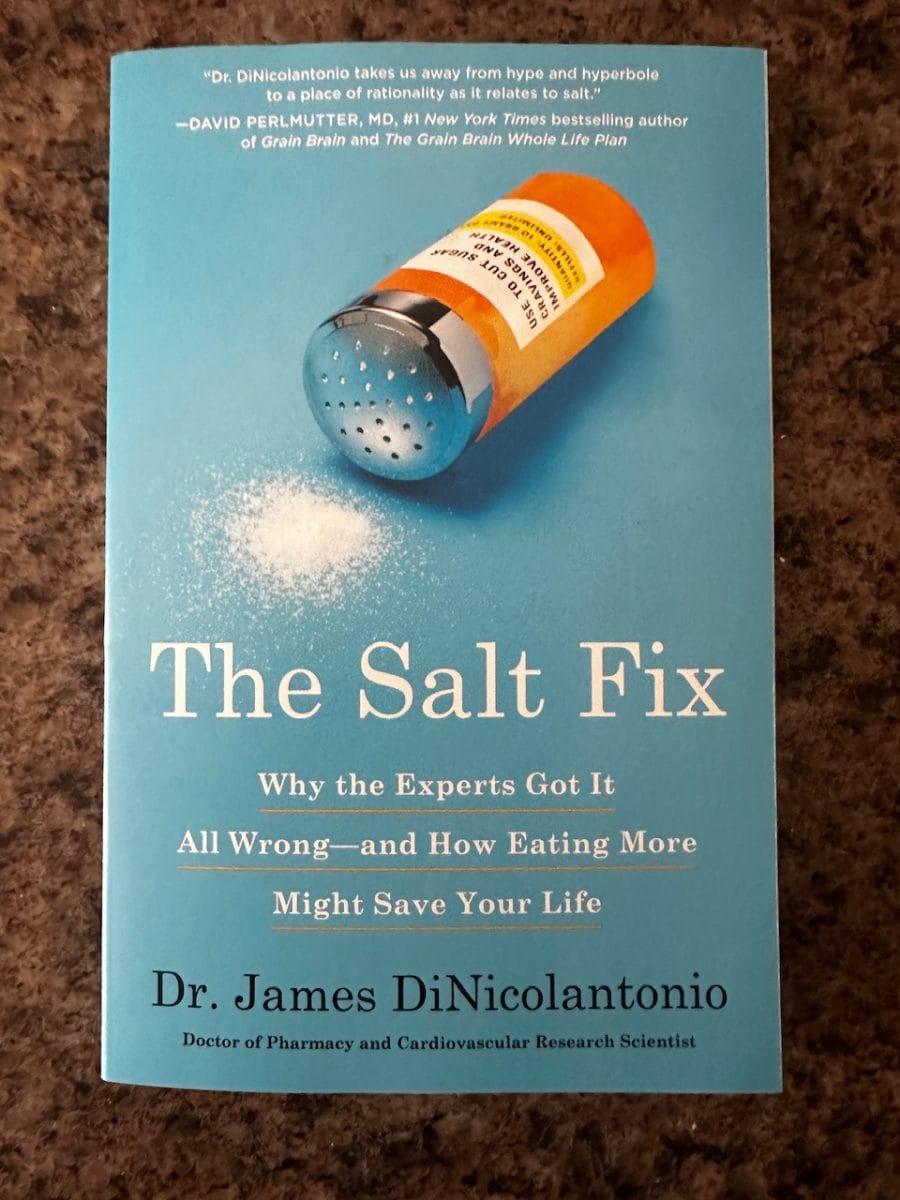 Book cover for The Salt Fix: Why the experts got it all wrong, and how eating more might save your life.