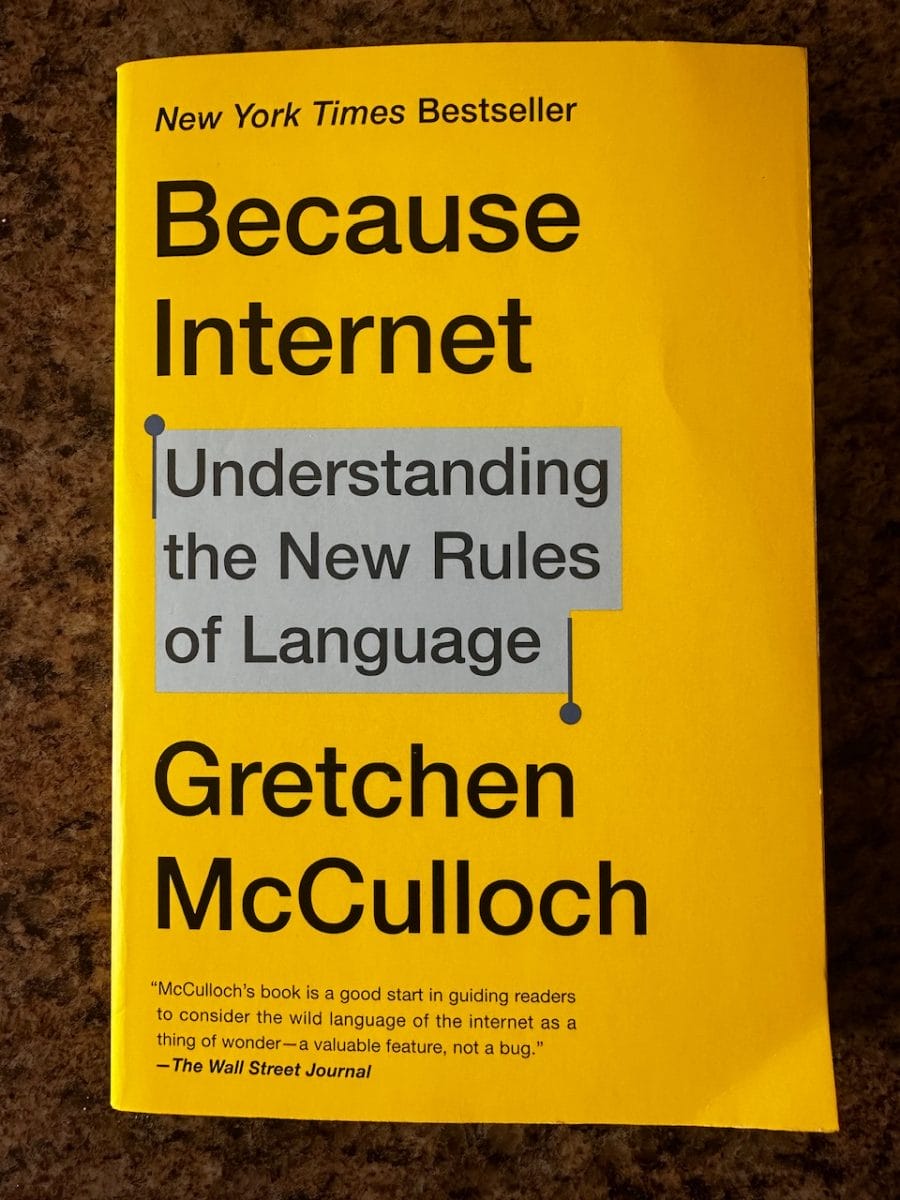 Book cover for Because Internet